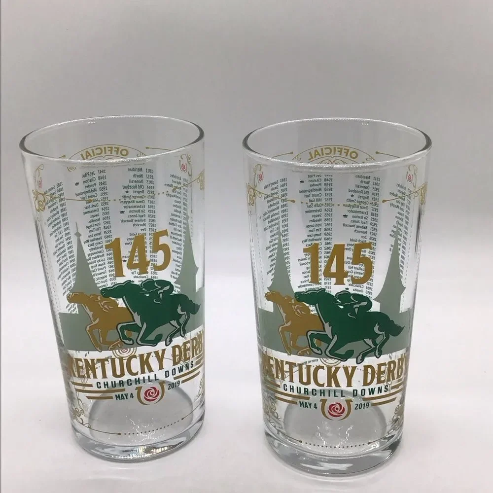 Set of two 145th Kentucky Derby Mint Julip Glasses